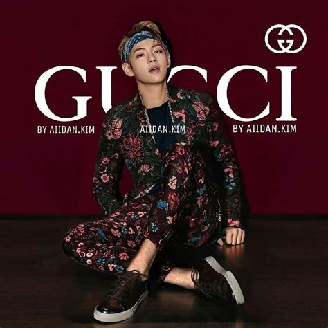 bts in gucci|kim taehyung Gucci model.